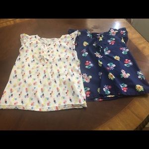 Girls Short Sleeve Blouse